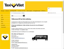 Tablet Screenshot of klader.taxivast.se